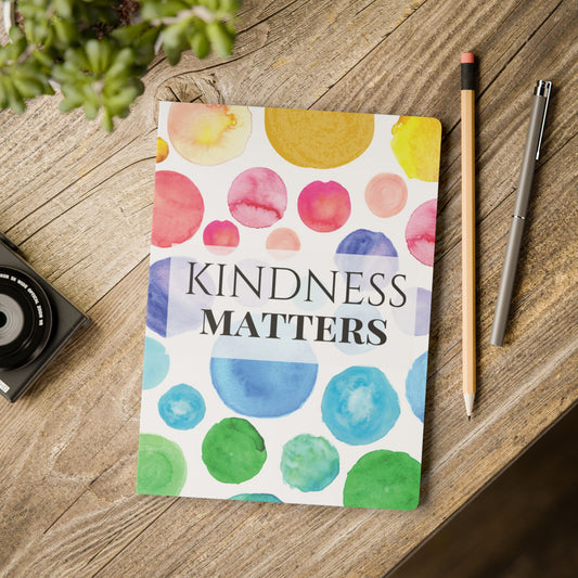 Watercolor Dots Softcover Journal | Kindness Matters