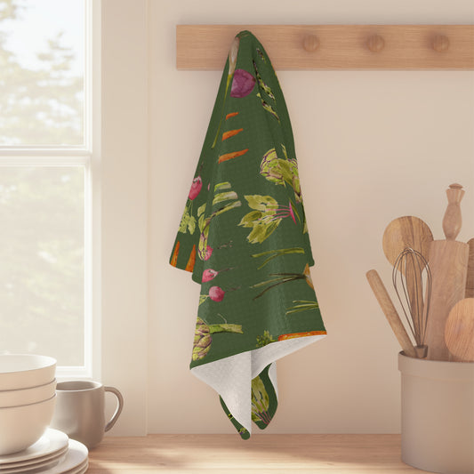 Microfiber Tea Towel | Root Veggie Harvest