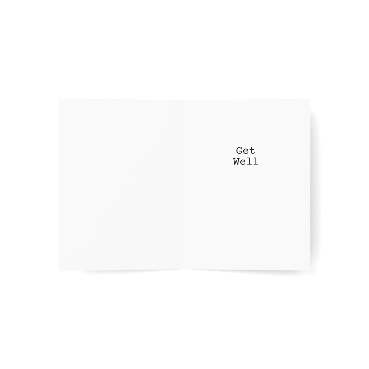 Get Well - Single Card