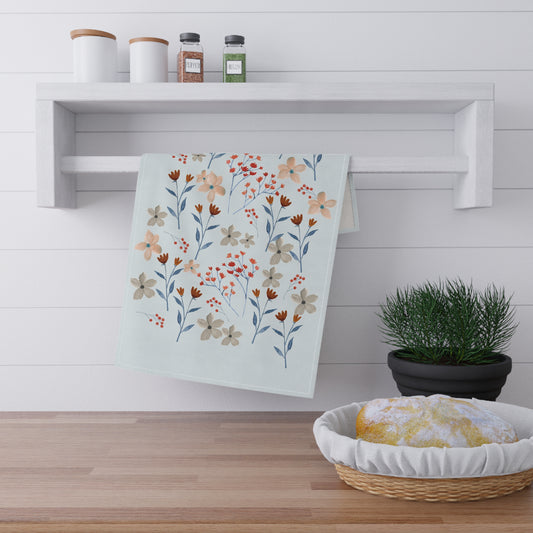 Cotton Tea Towels | Lovely Watercolor Flowers