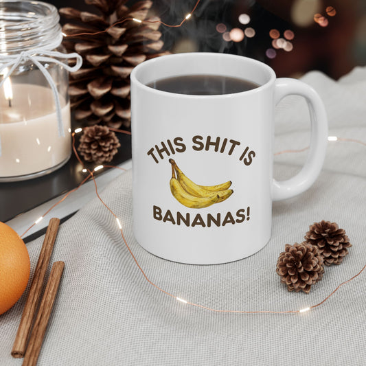 Bananas! — Ceramic Mug (11oz)