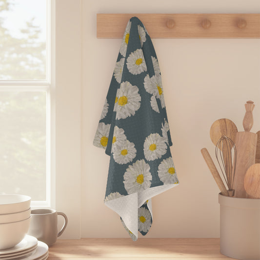 Microfiber Tea Towel | Daisies
