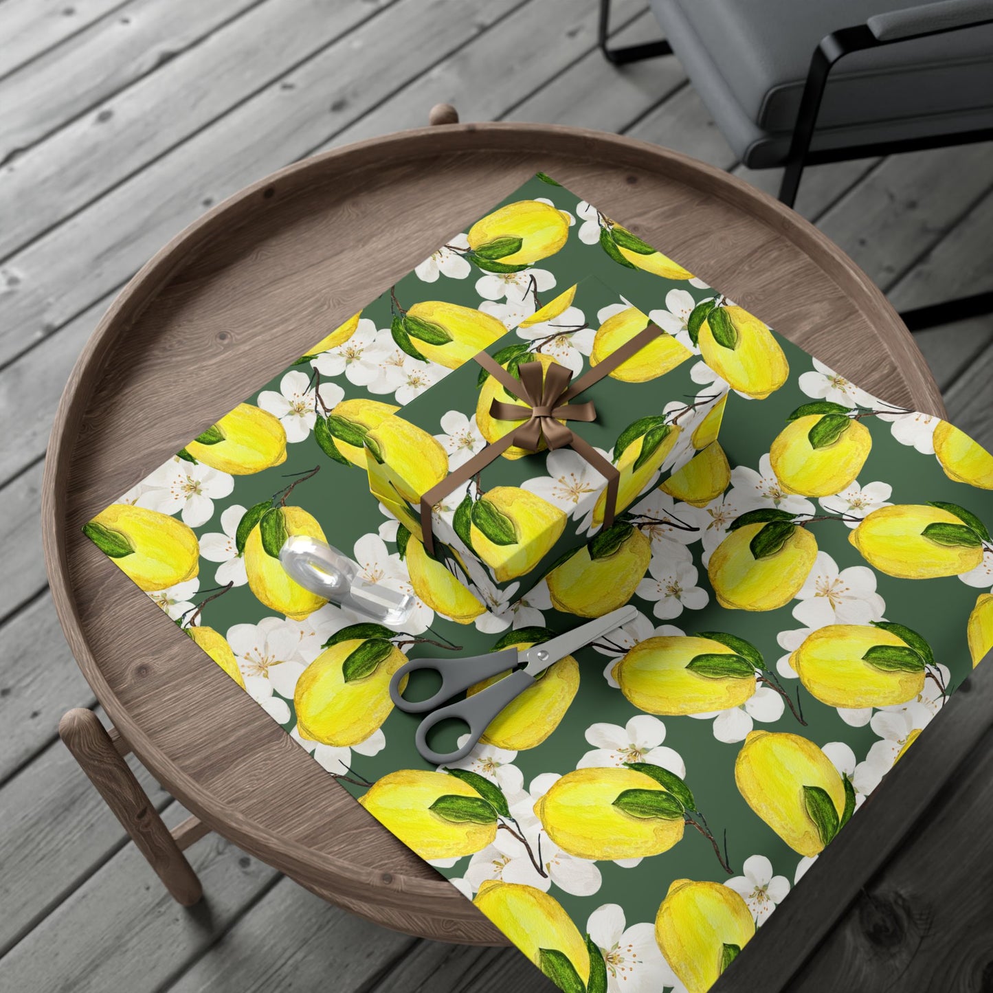 Gift Wrap Paper | Lemon Blossoms