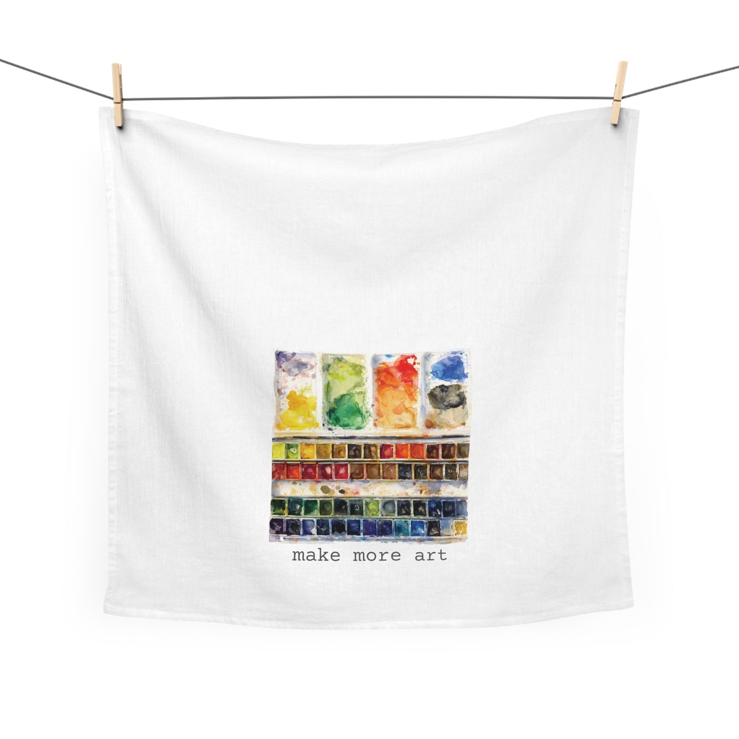 Make More Art - Flour Sack Studio Towel