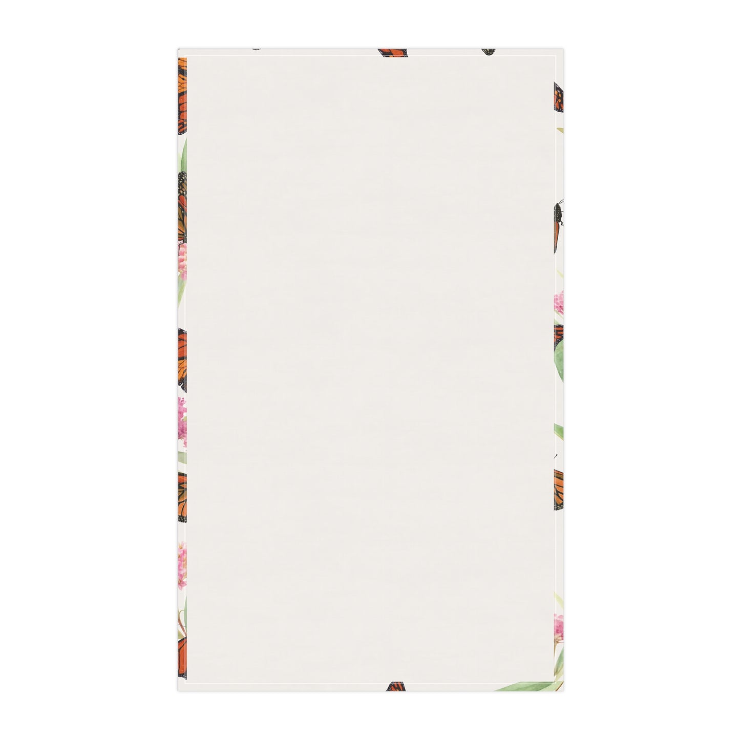 Cotton Tea Towel | Monarchs and Milkweed