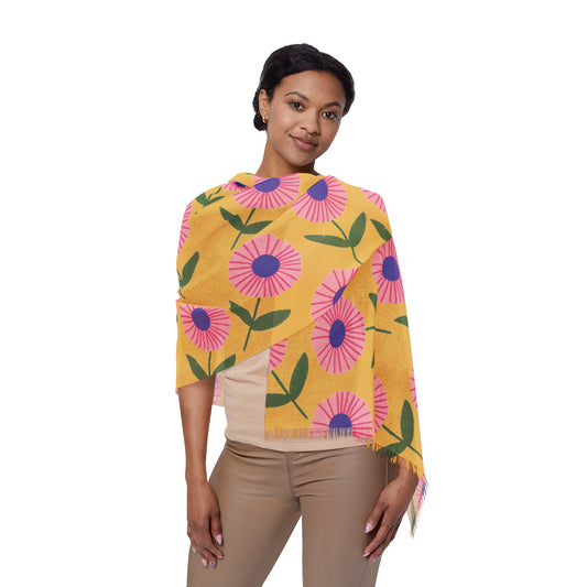Bold Floral Lightweight Scarf