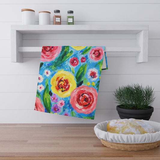 Cotton Tea Towel | Pure Vida Flora Two