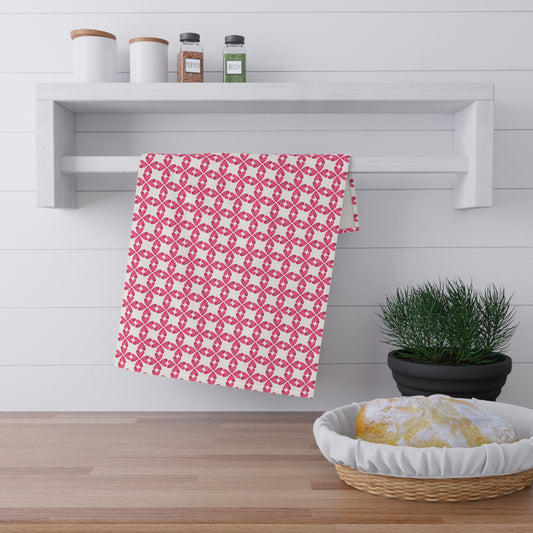 Cotton Tea Towel | Little Heart Knots