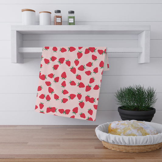 Cotton Tea Towel | Strawberry Fields