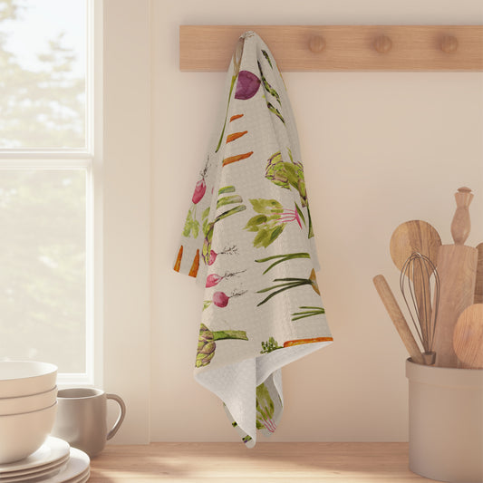 Microfiber Tea Towel | Veggie Harvest