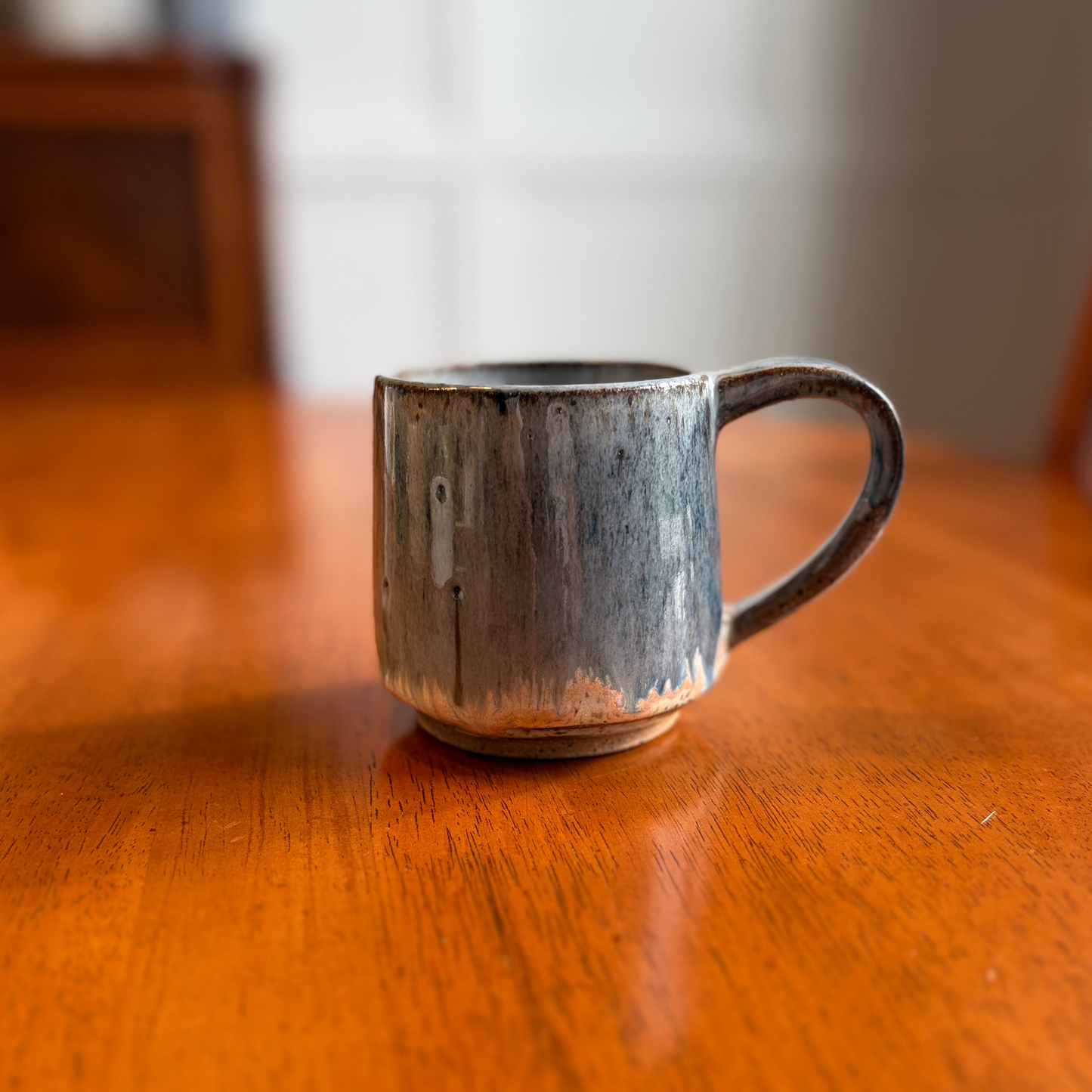Denim Blue Stoneware Espresso Mug | Small