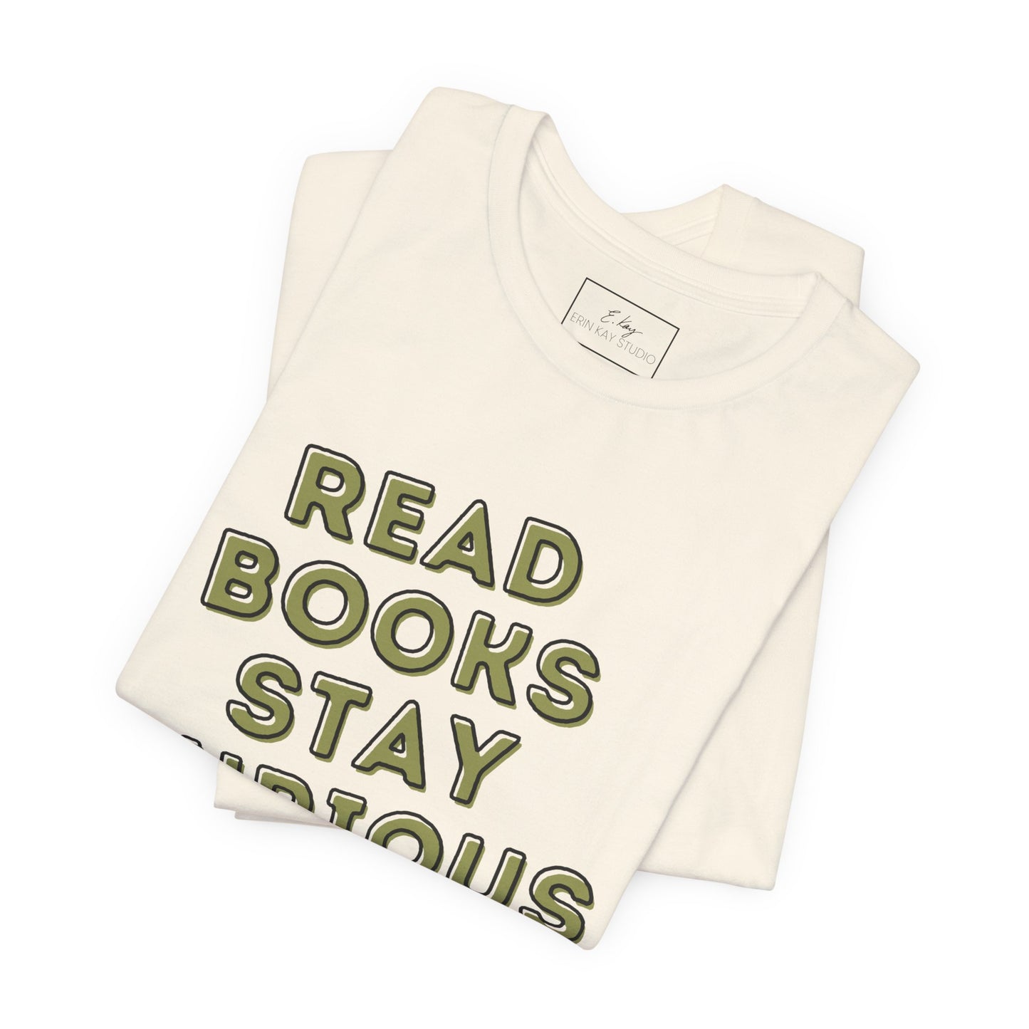Read Books Stay Curious | Cotton Tee