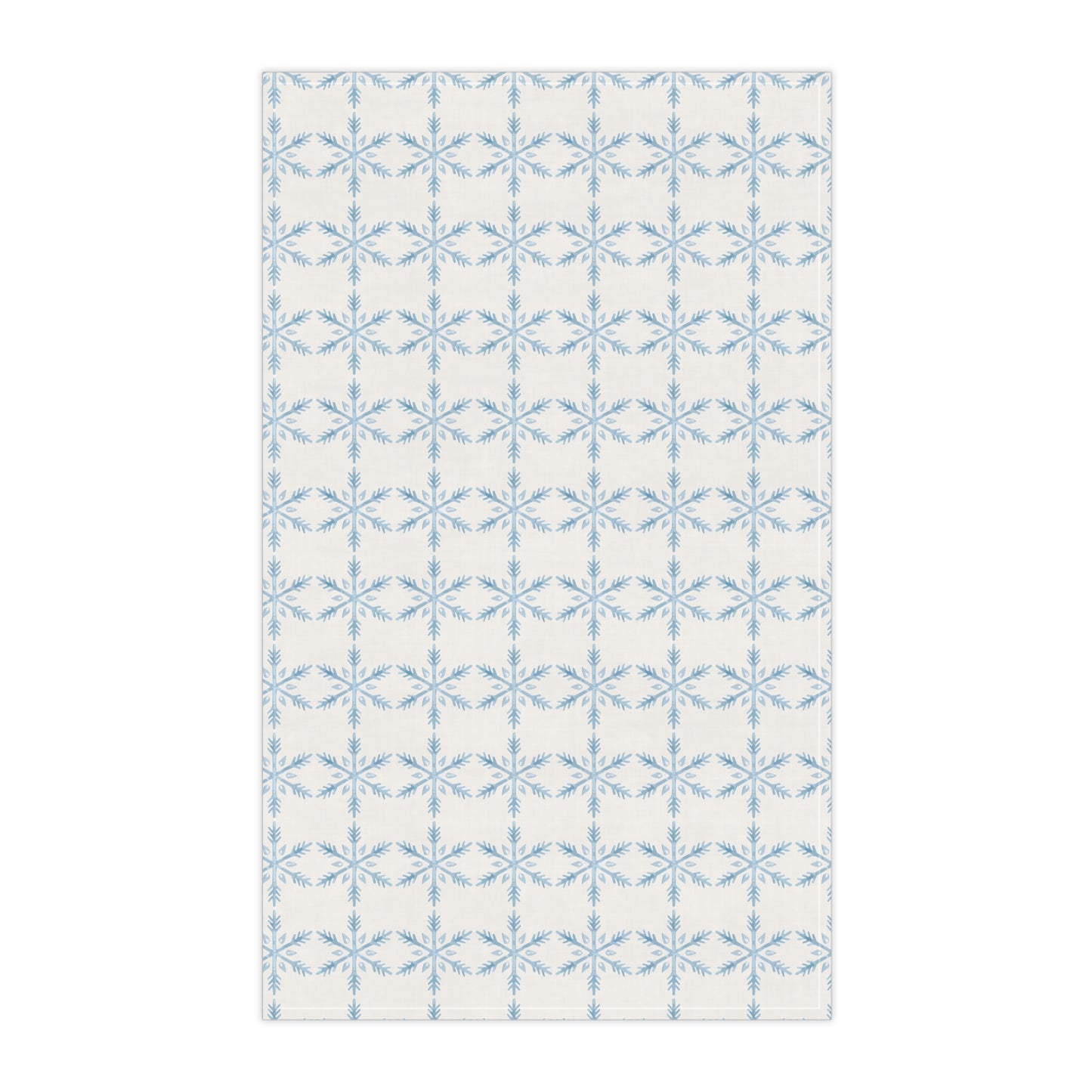Cotton Tea Towel | Watercolor Snowflake Knots