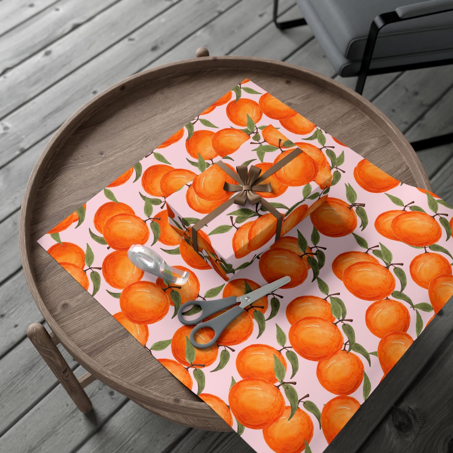 Gift Wrap Paper | Sweet Orange Blossoms