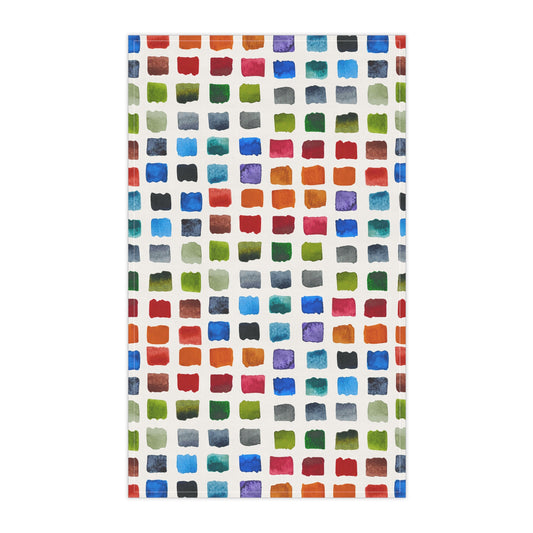 Cotton Tea Towel | Watercolor Swatches