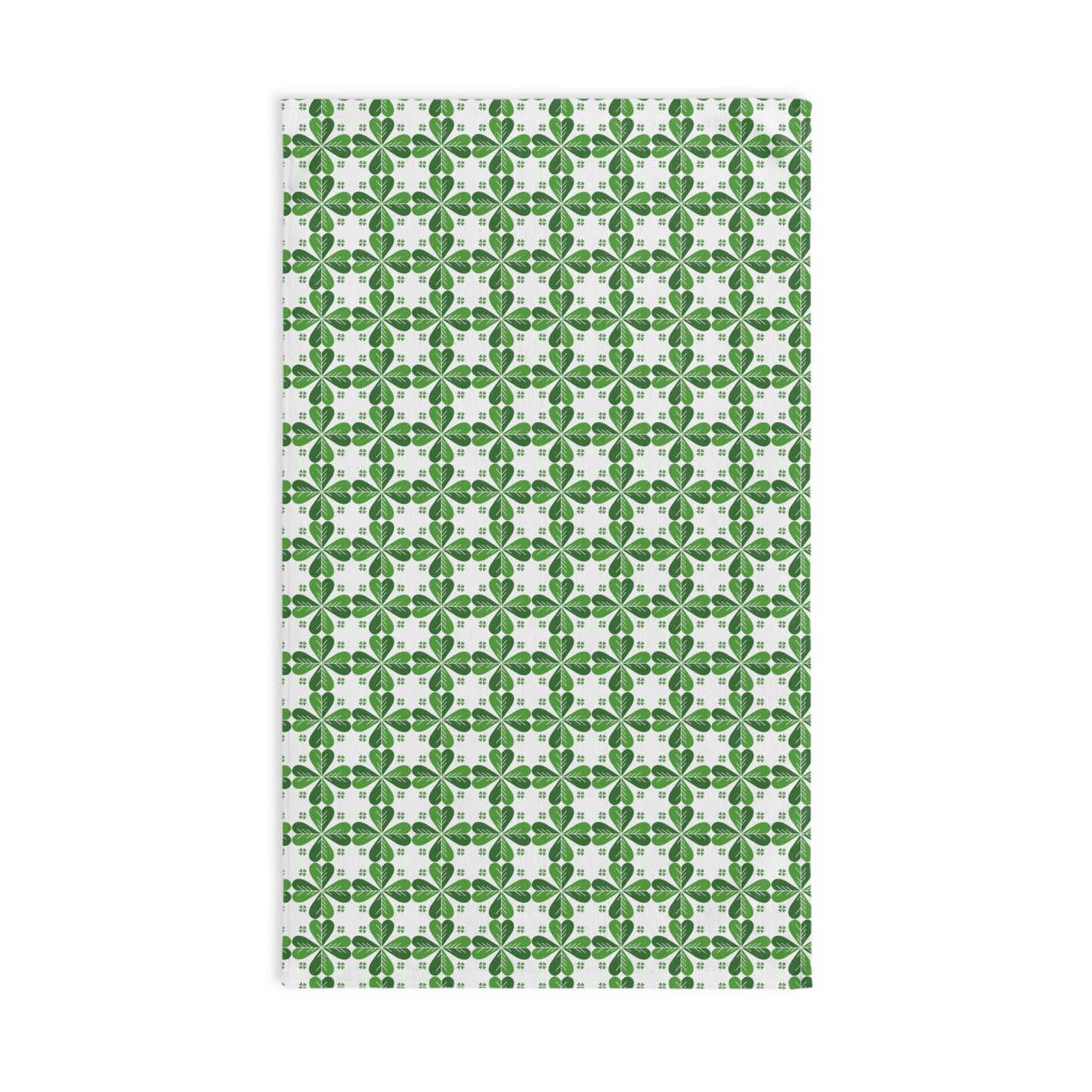 Hand Towel | Green Clover Knot