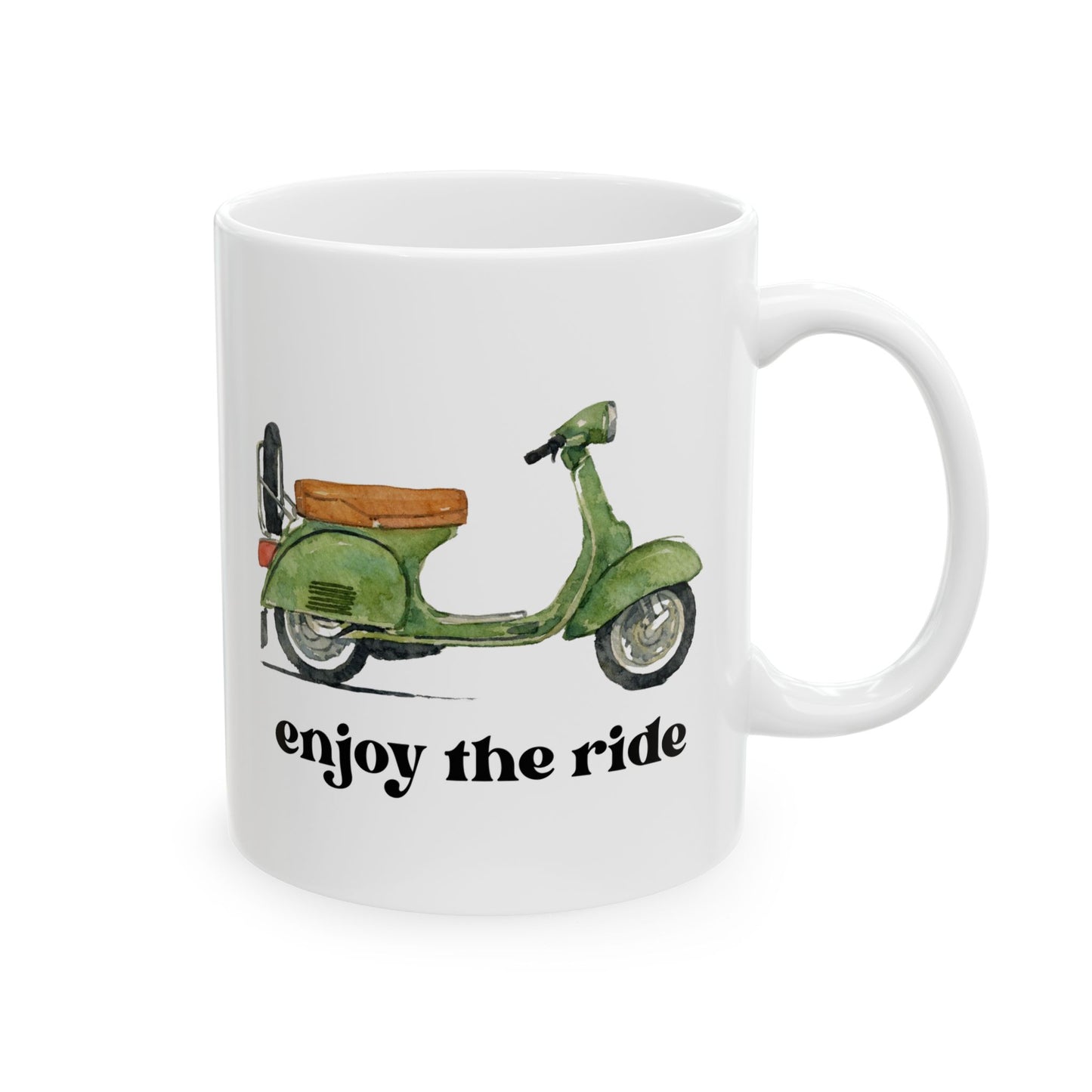 Enjoy The Ride — Ceramic Mug (11oz)