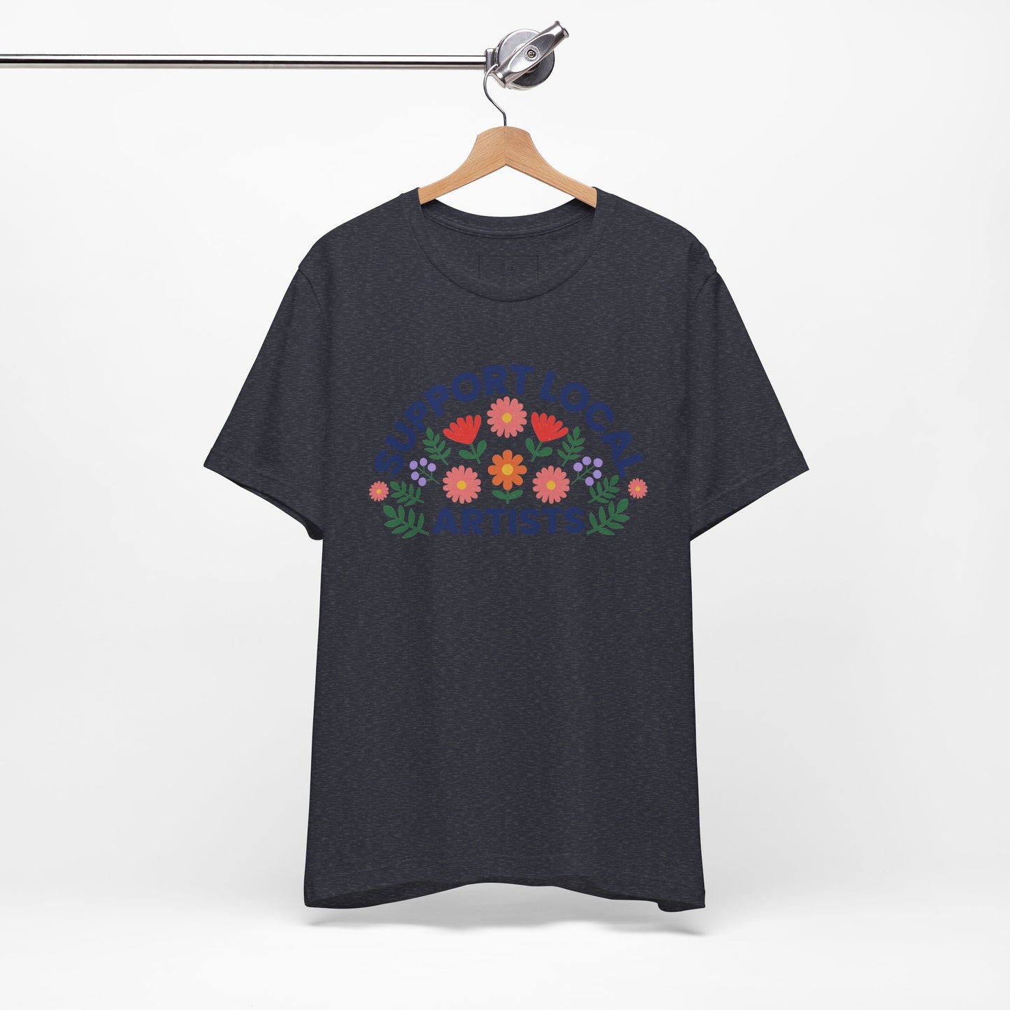 Support Local Artists (colorful) | Cotton Tee