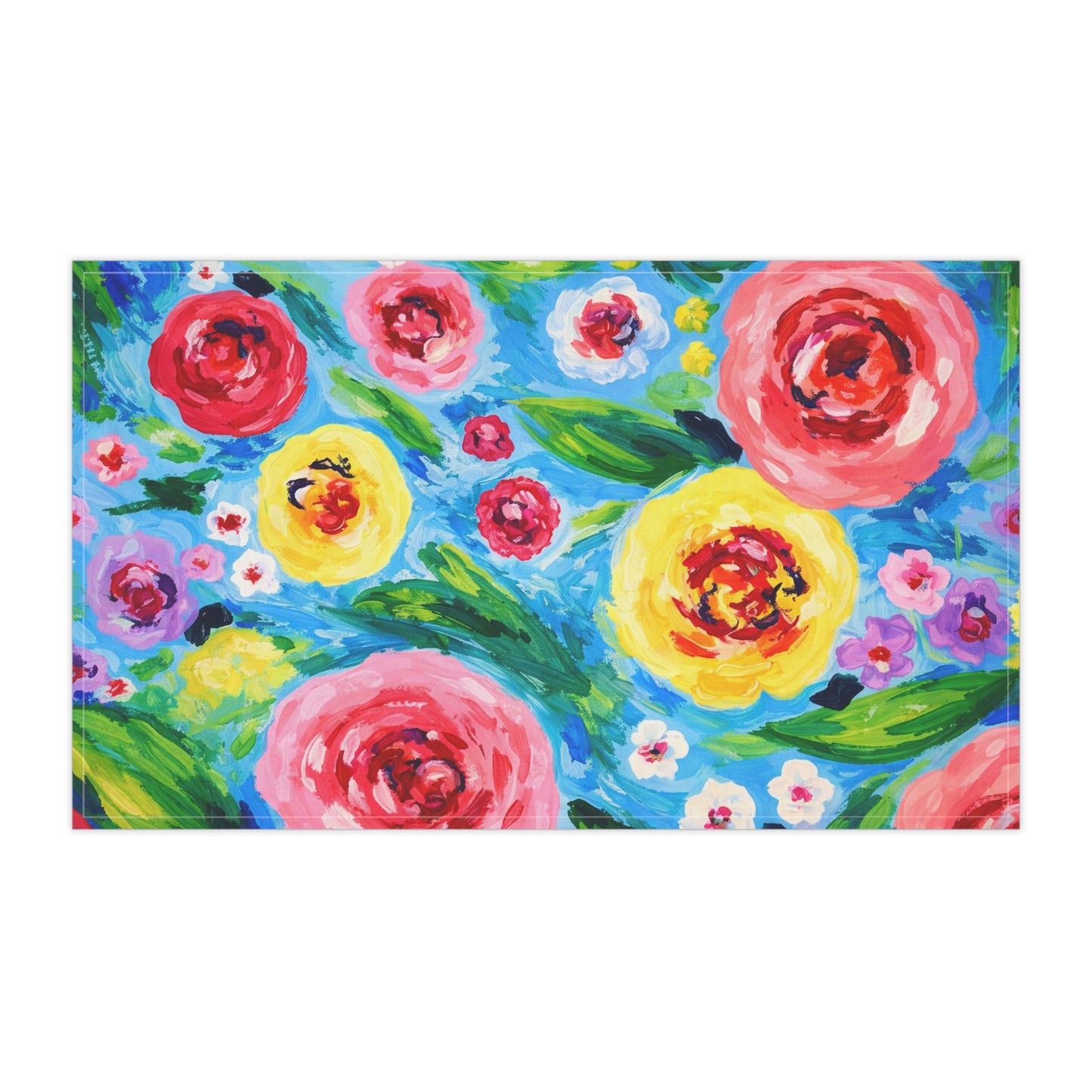 Cotton Tea Towel | Pure Vida Flora Two