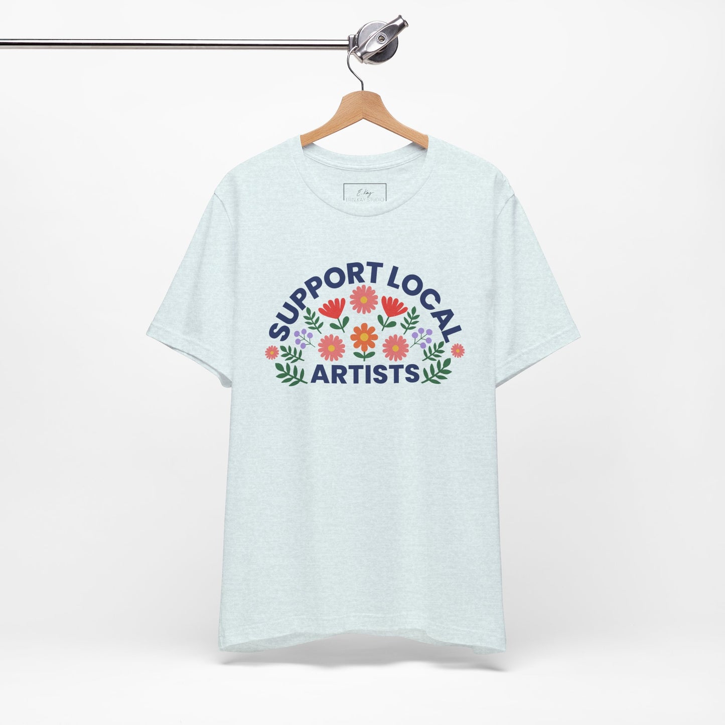 Support Local Artists (colorful) | Cotton Tee