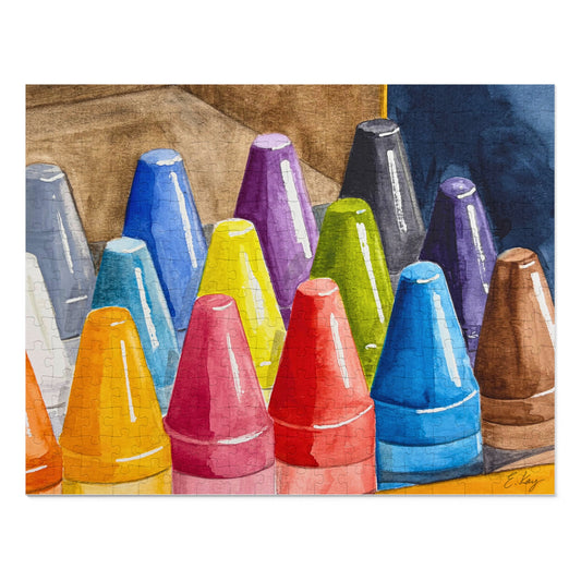 Jigsaw Puzzle with Tin - True Colors