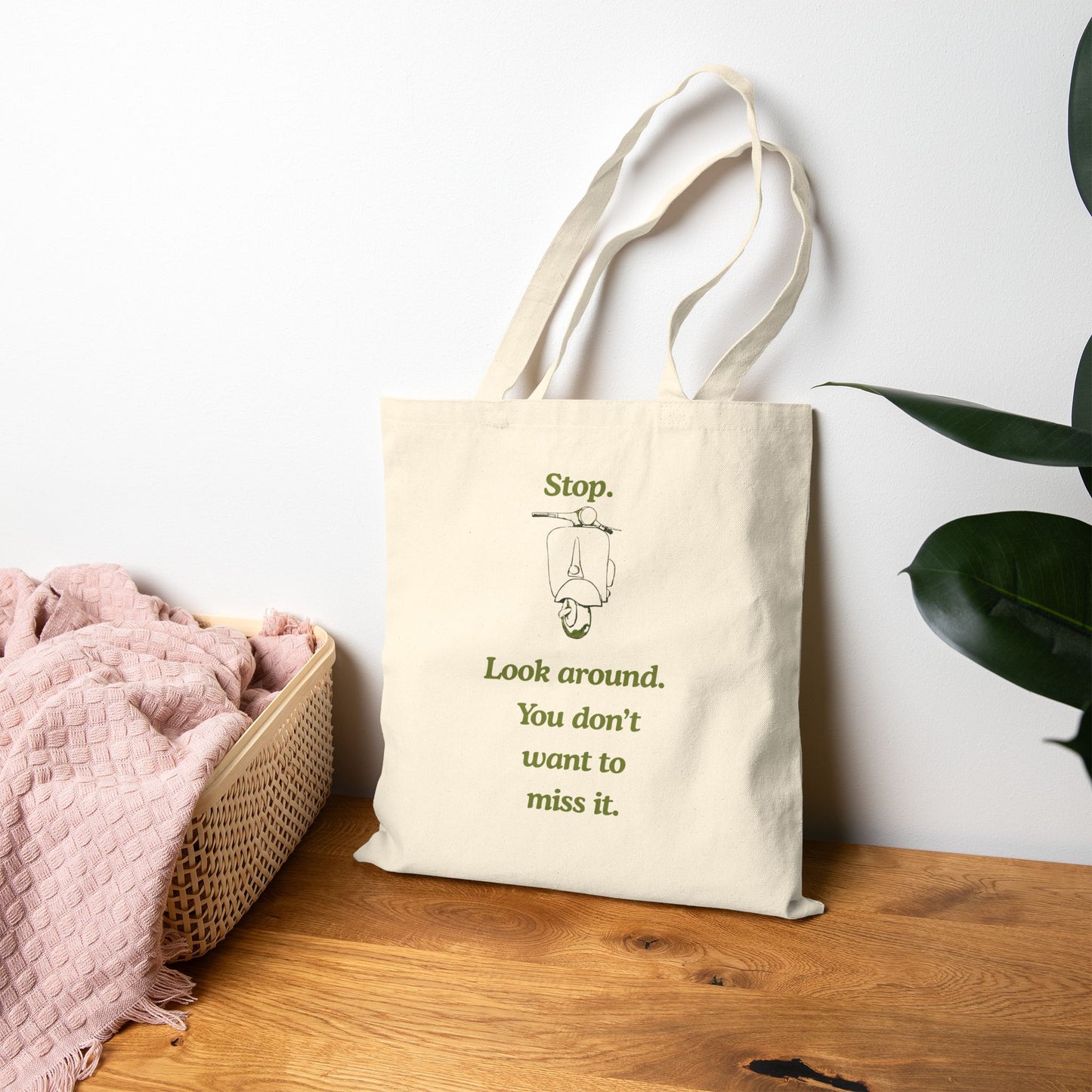 Canvas Tote | Stop. Look Around.