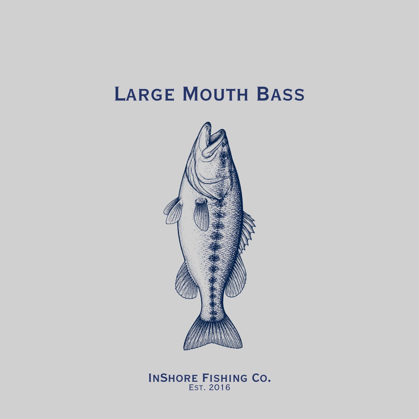 InShore Fishing Co. Solar Hoodie  — Bass