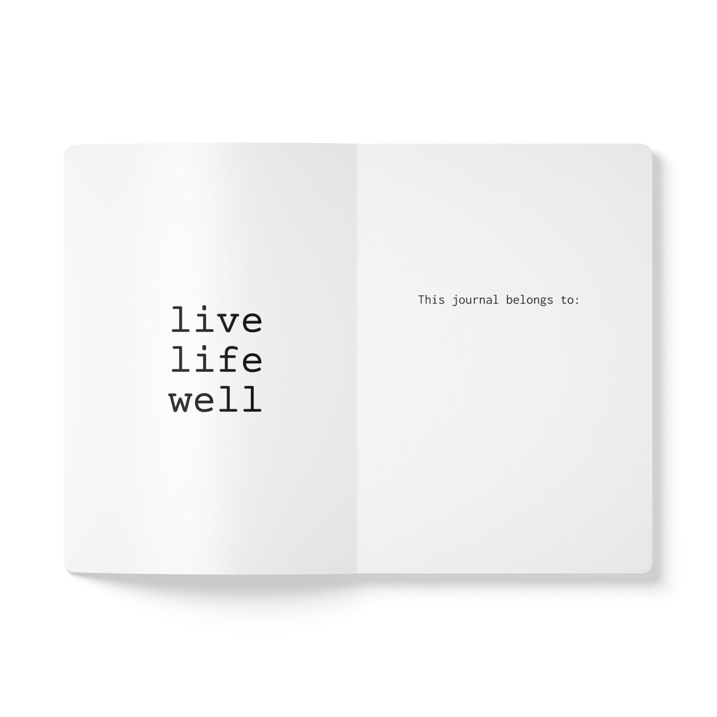 Watercolor Swatches Softcover Journal | Live Life Well