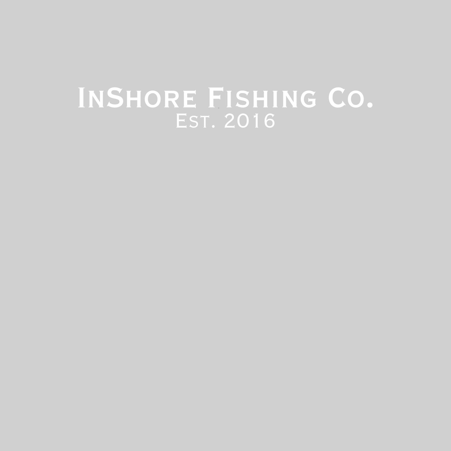 InShore Fishing Co. Solar Hoodie  — White Logo