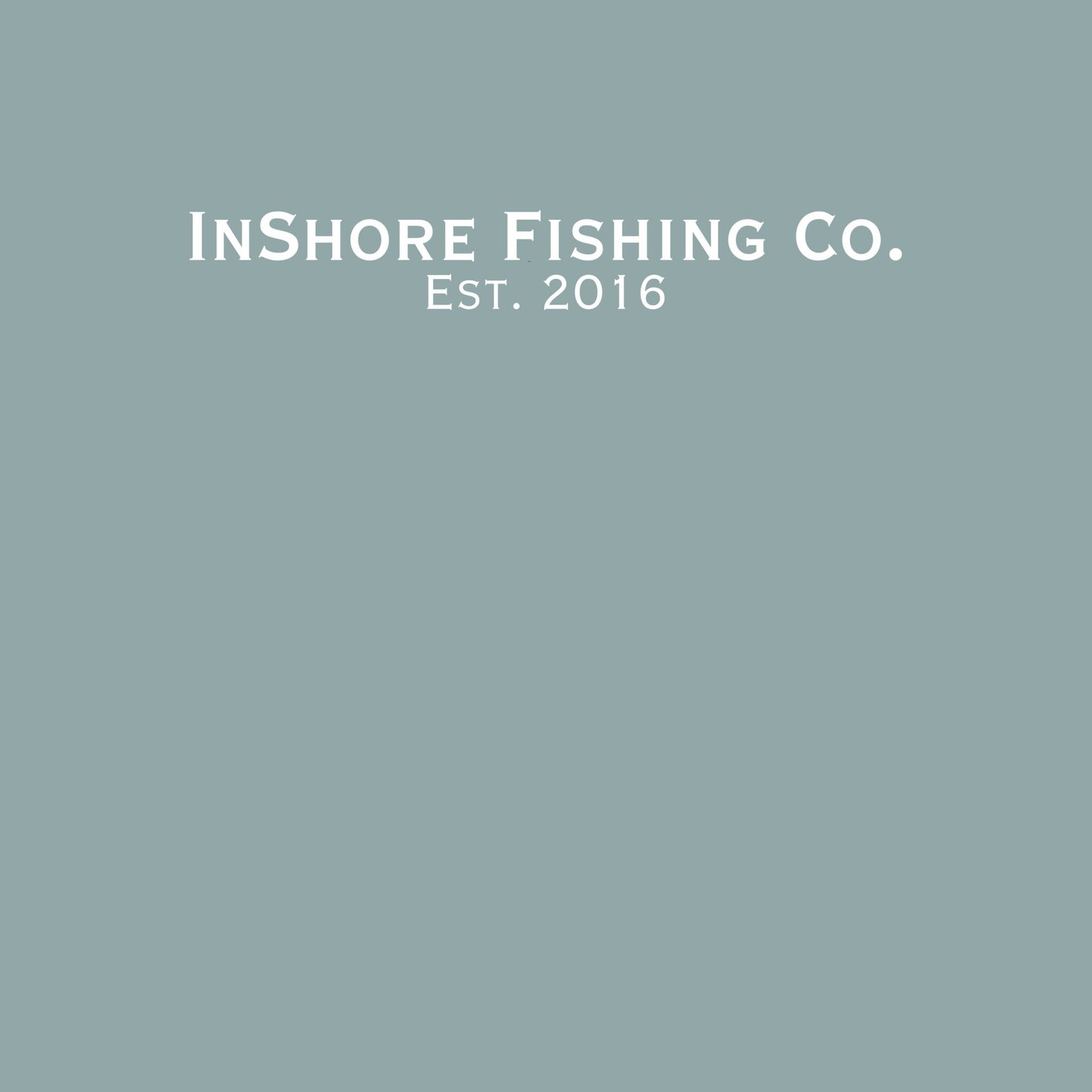 InShore Fishing Co. Solar Hoodie  — White Logo