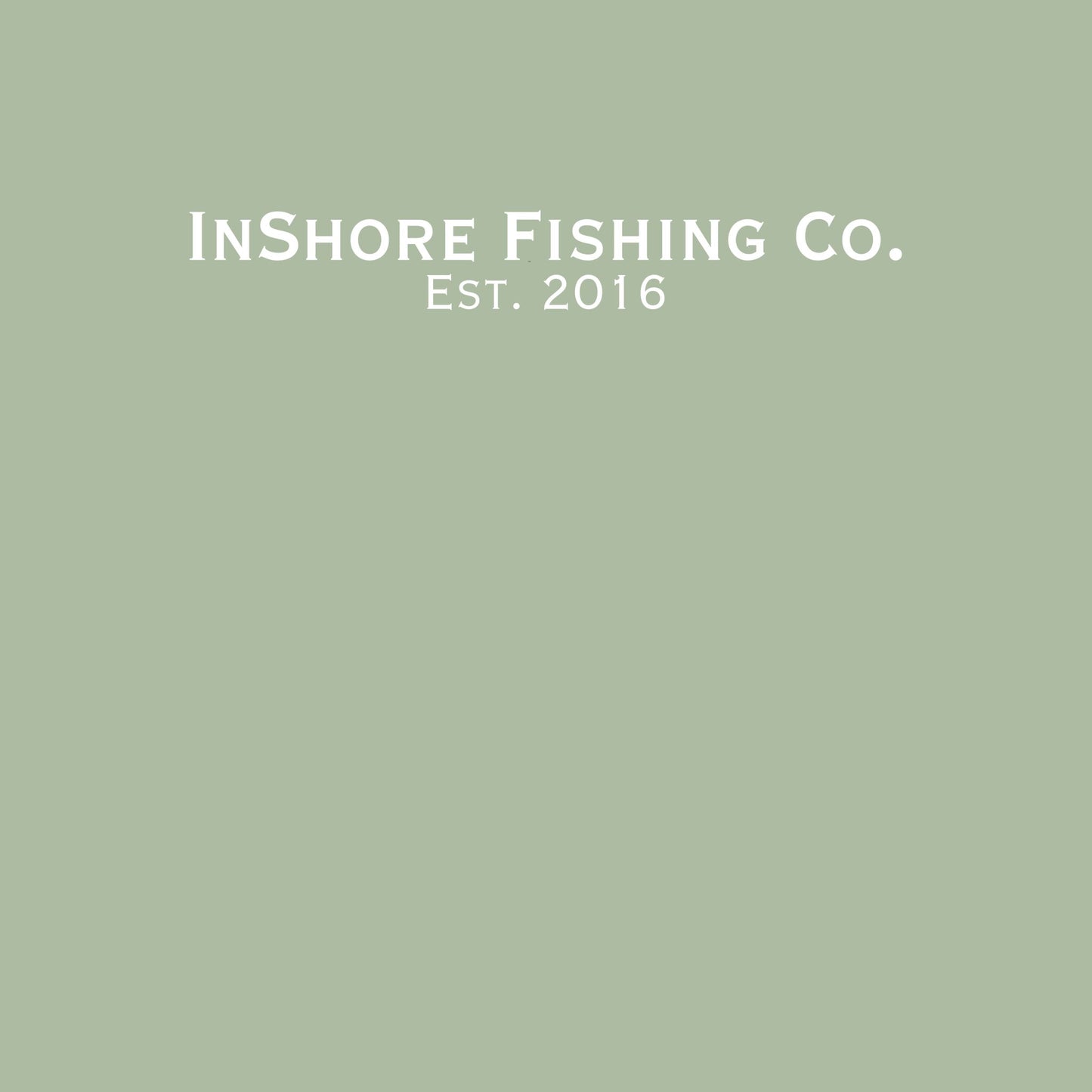 InShore Fishing Co. Solar Hoodie  — White Logo