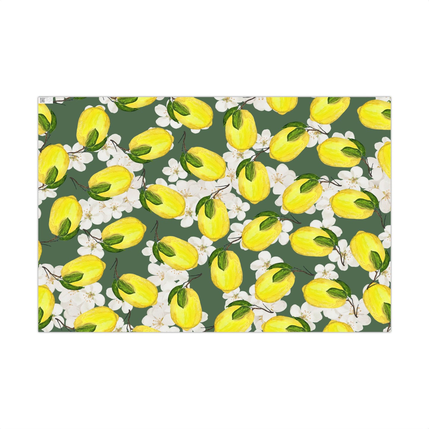 Gift Wrap Paper | Lemon Blossoms