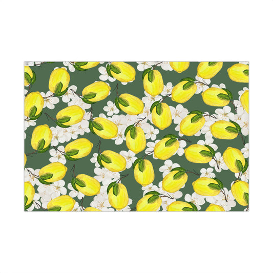 Gift Wrap Paper | Lemon Blossoms