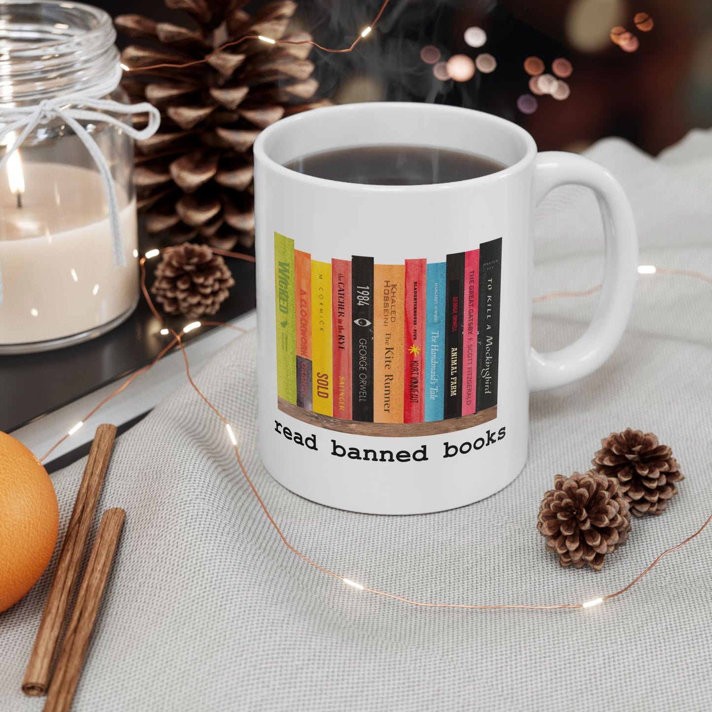 Read Banned Books — Ceramic Mug (11oz)
