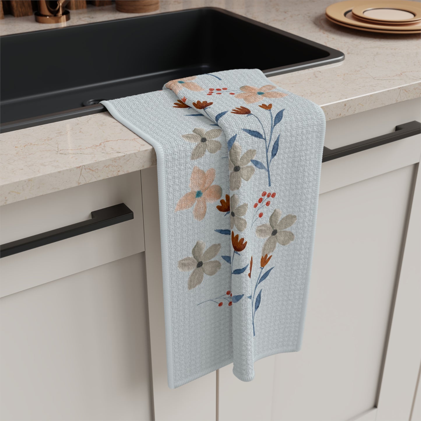 Microfiber Tea Towel | Lovely Watercolor Florals