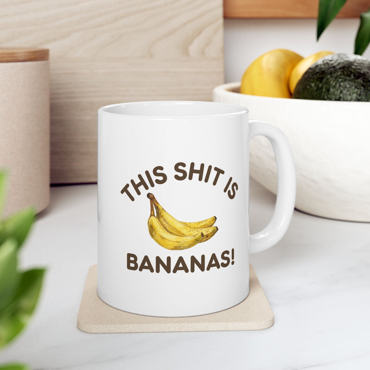 Bananas! — Ceramic Mug (11oz)