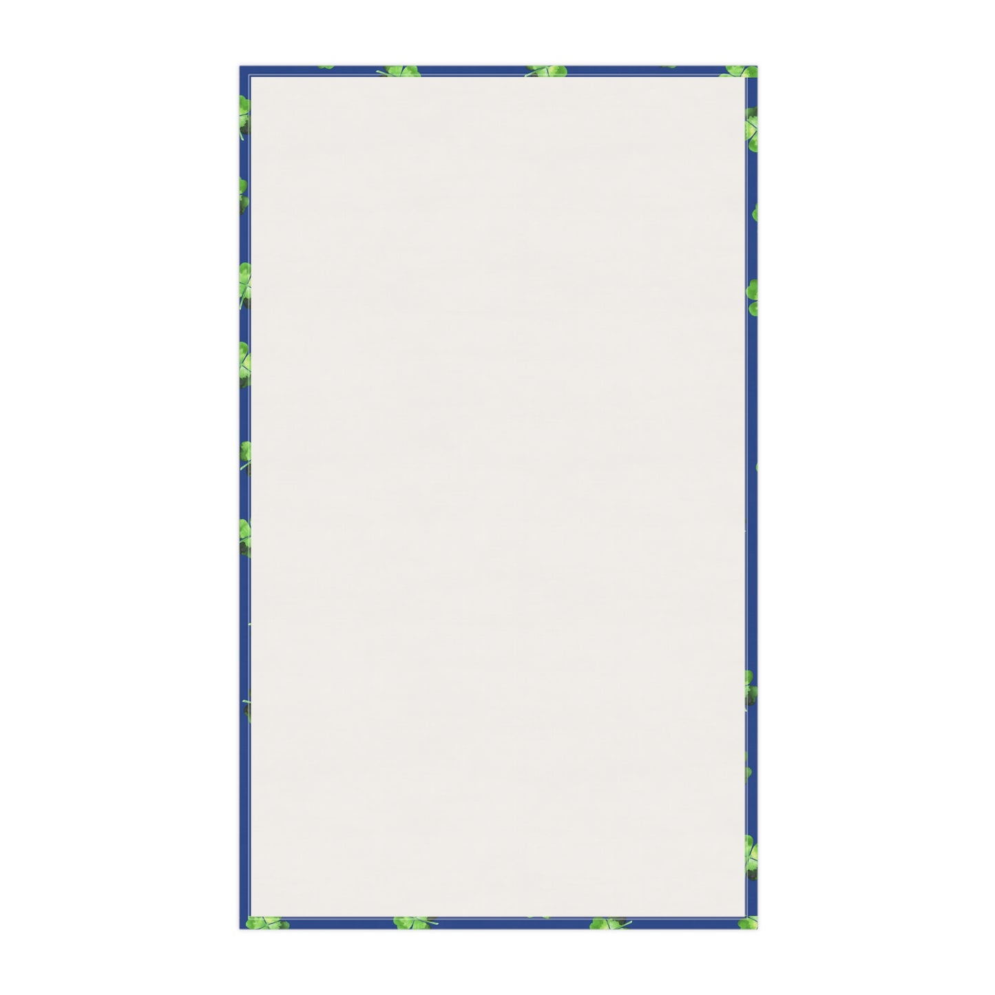 Cotton Tea Towel | Clovers Watercolor