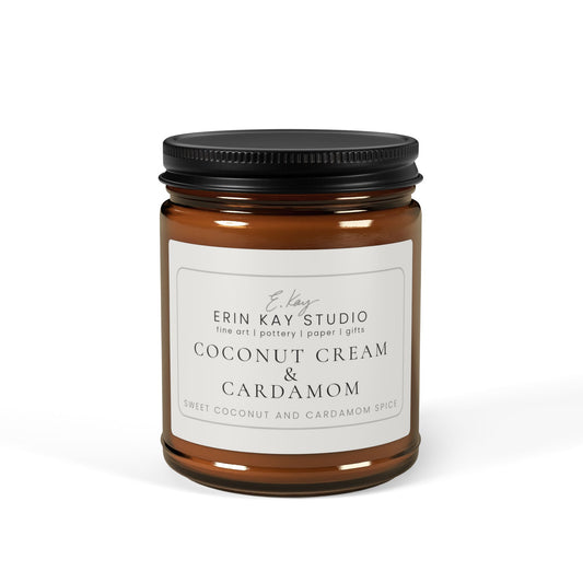 Coconut Cream & Cardamom Soy Candle