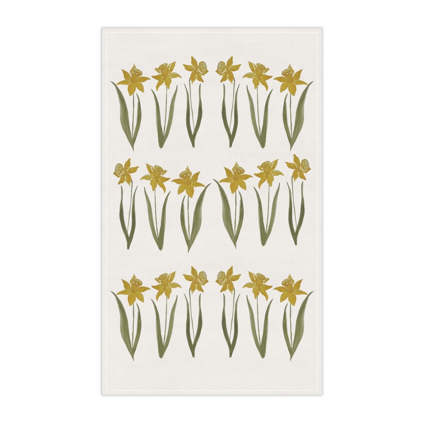 Cotton Tea Towel | Daffodils