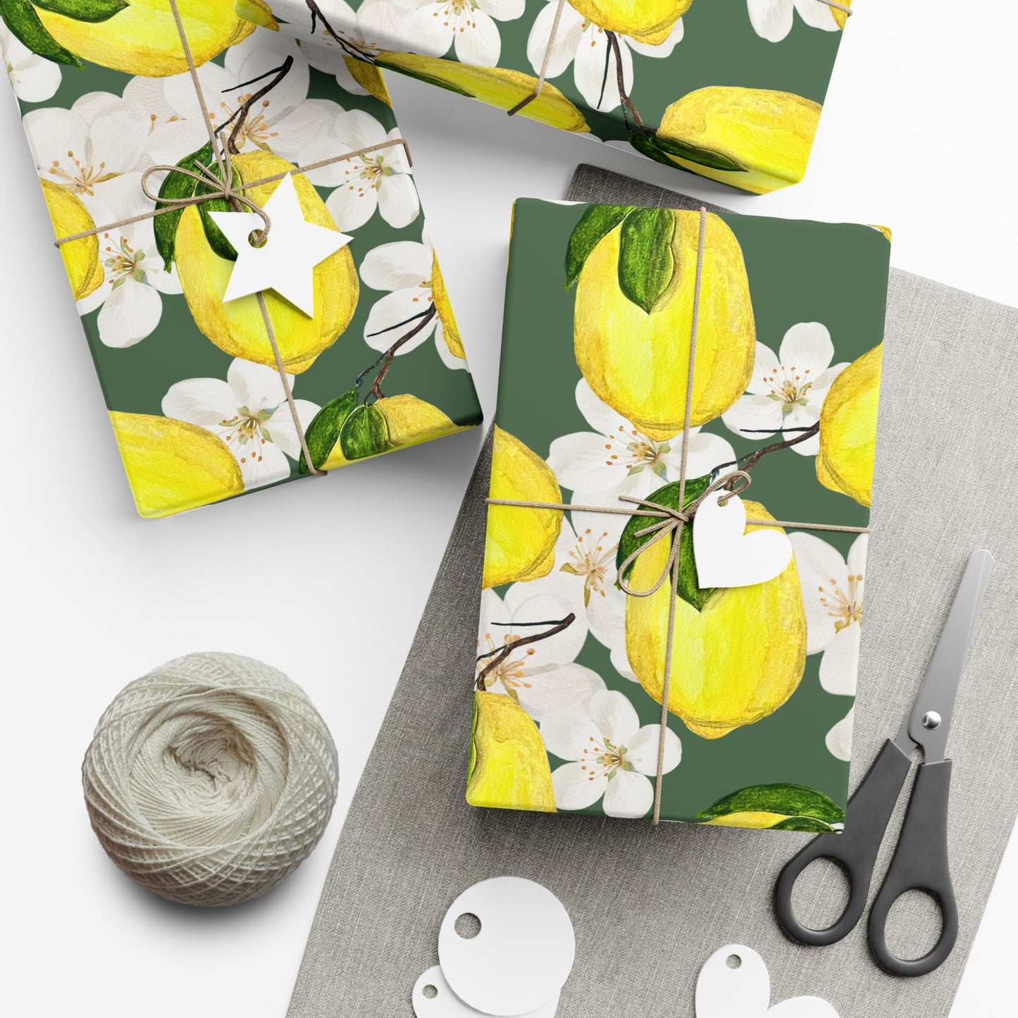Gift Wrap Paper | Lemon Blossoms