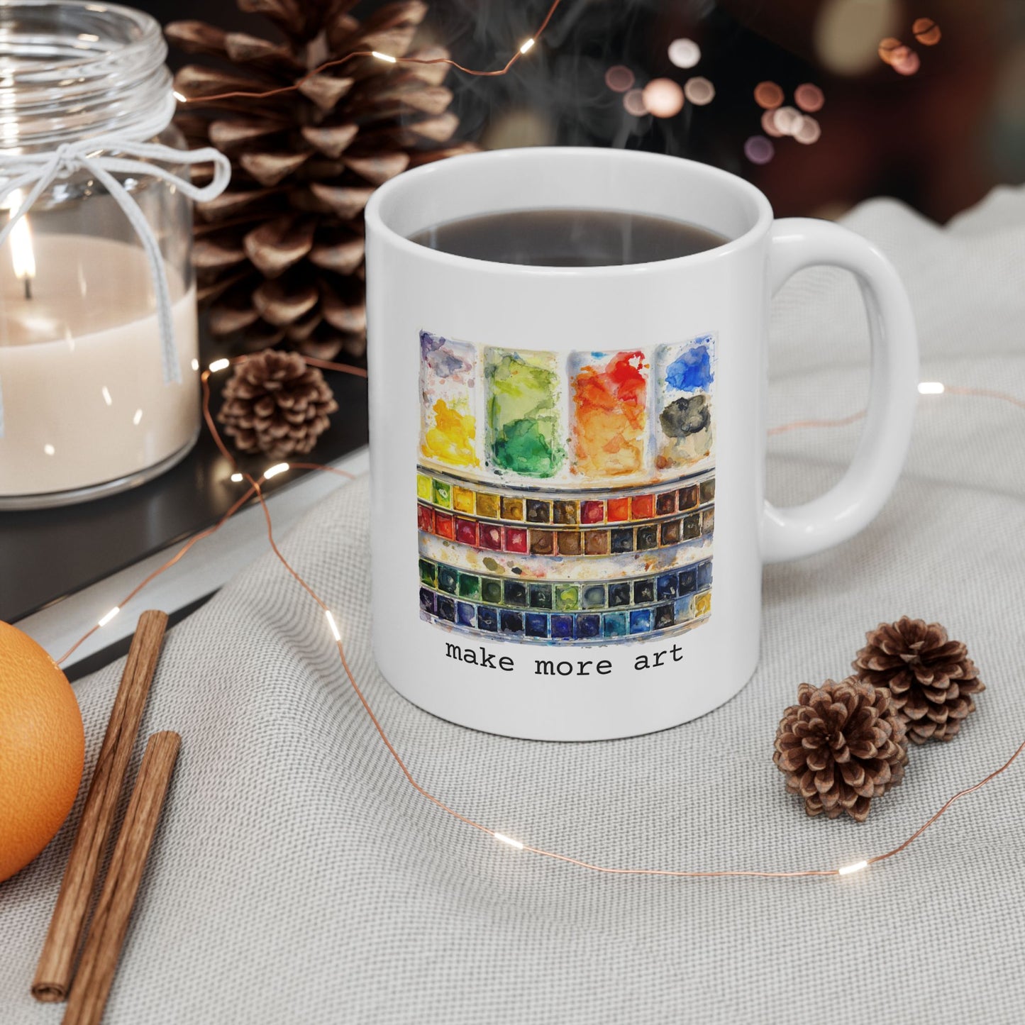 Make More Art — Ceramic Mug (11oz)