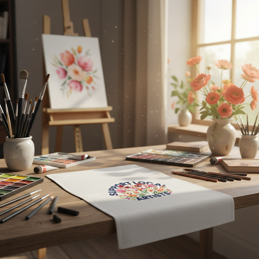 Support Local Artists - Flour Sack Studio Towel