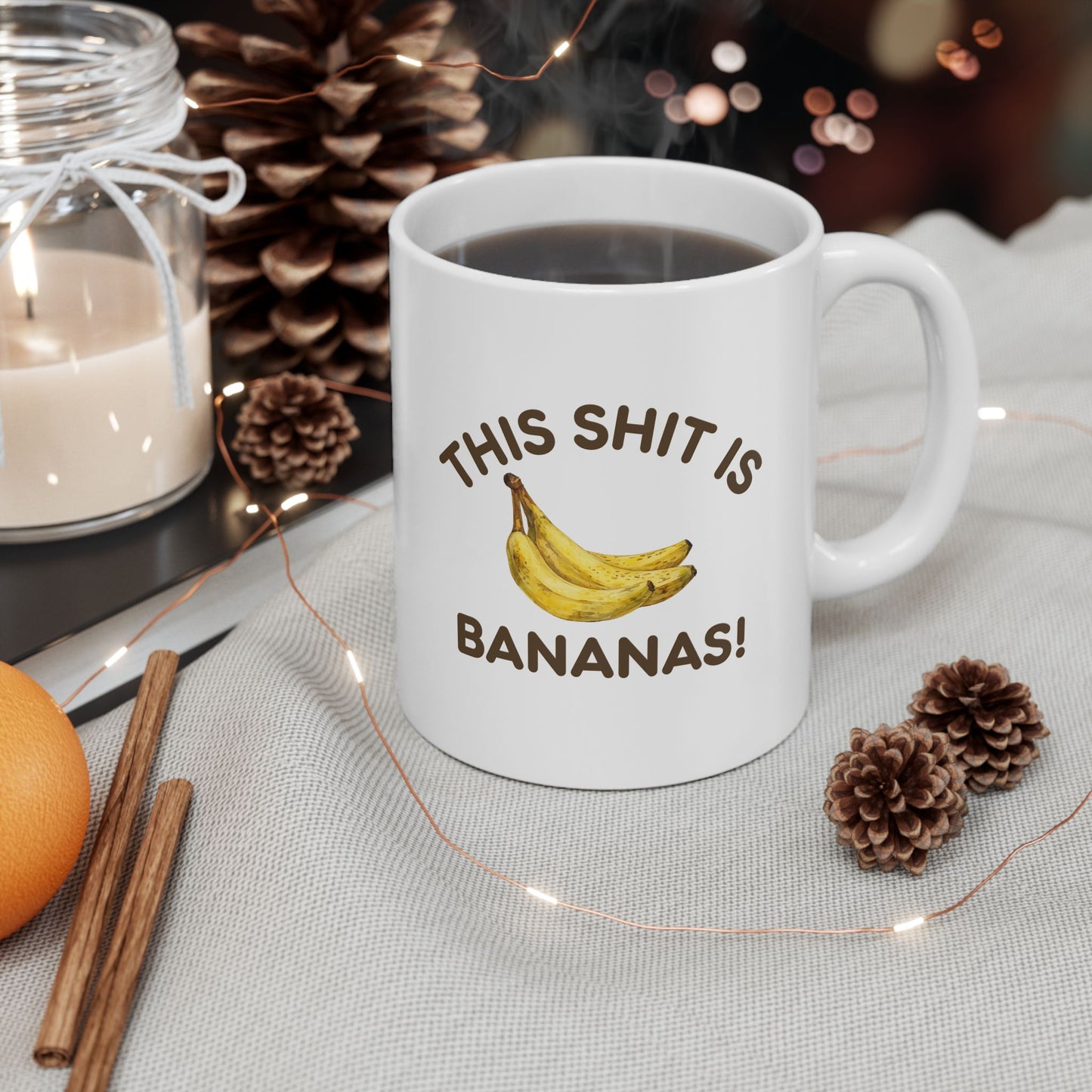 Bananas! — Ceramic Mug (11oz)