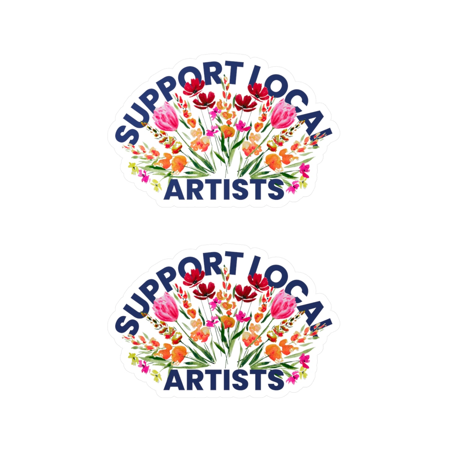 Support Local Artists Floral | Vinyl Decals