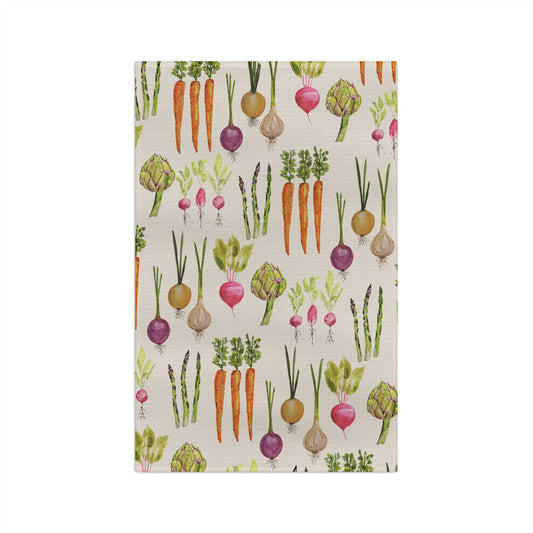 Microfiber Tea Towel | Veggie Harvest