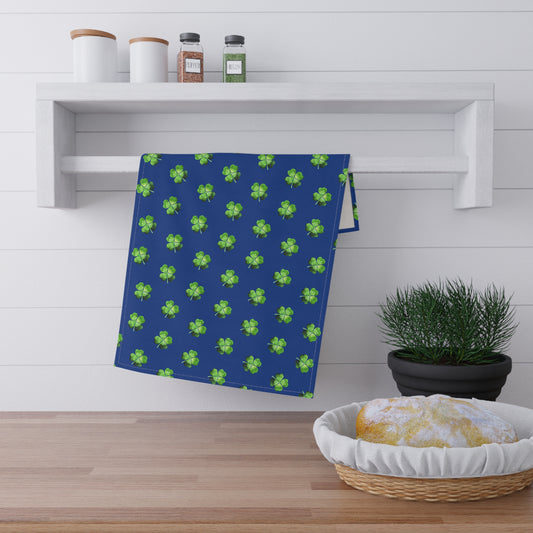 Cotton Tea Towel | Clovers Watercolor