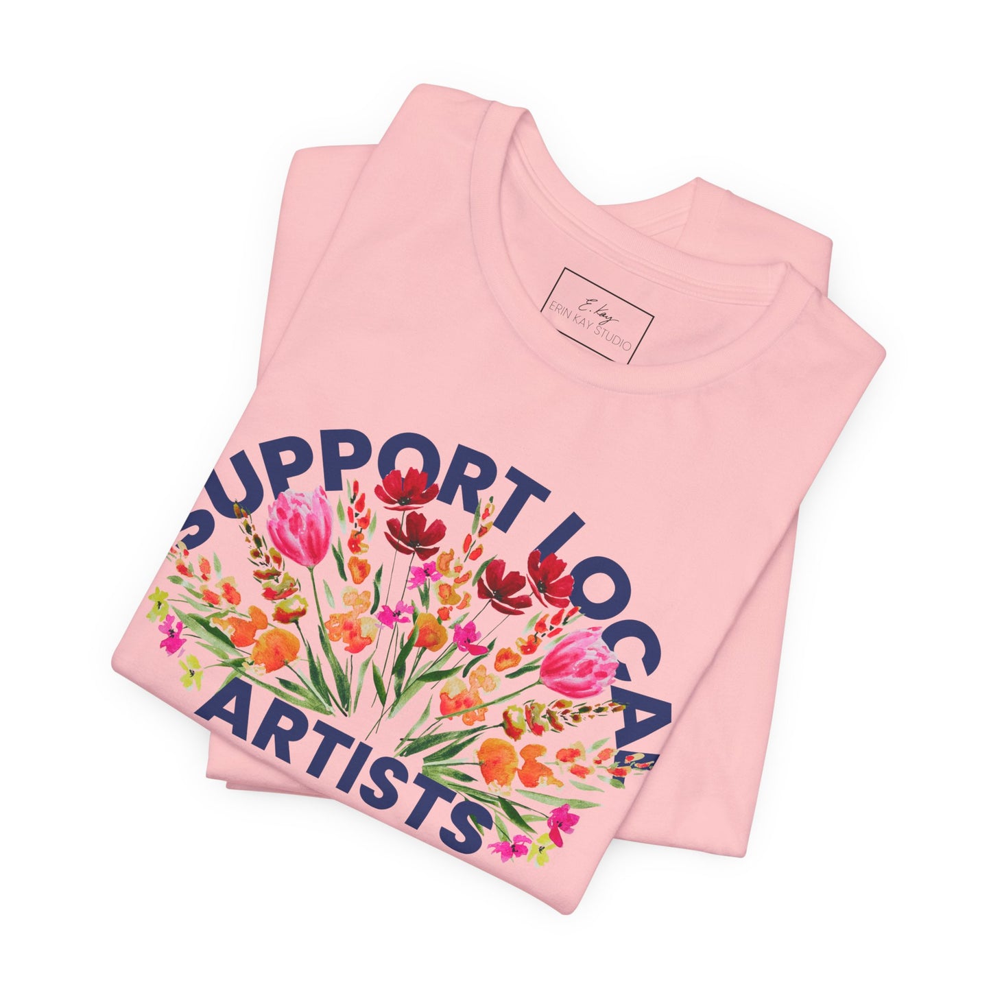 Support Local Artists Watercolor Tee | Cotton Tee