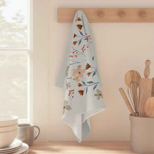 Microfiber Tea Towel | Lovely Watercolor Florals