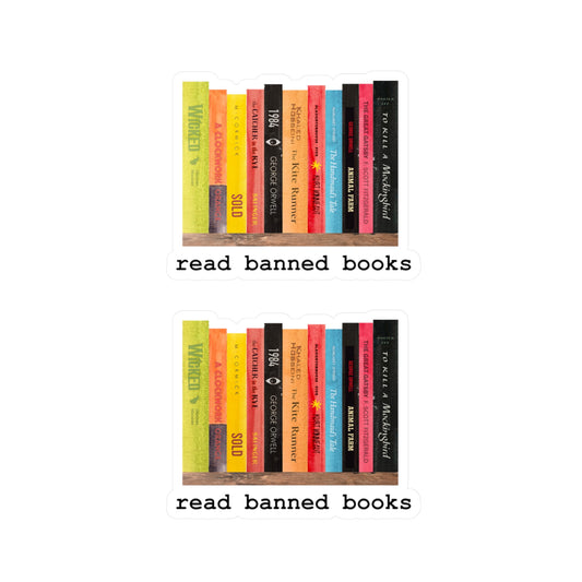 Read Banned Books | Vinyl Decals
