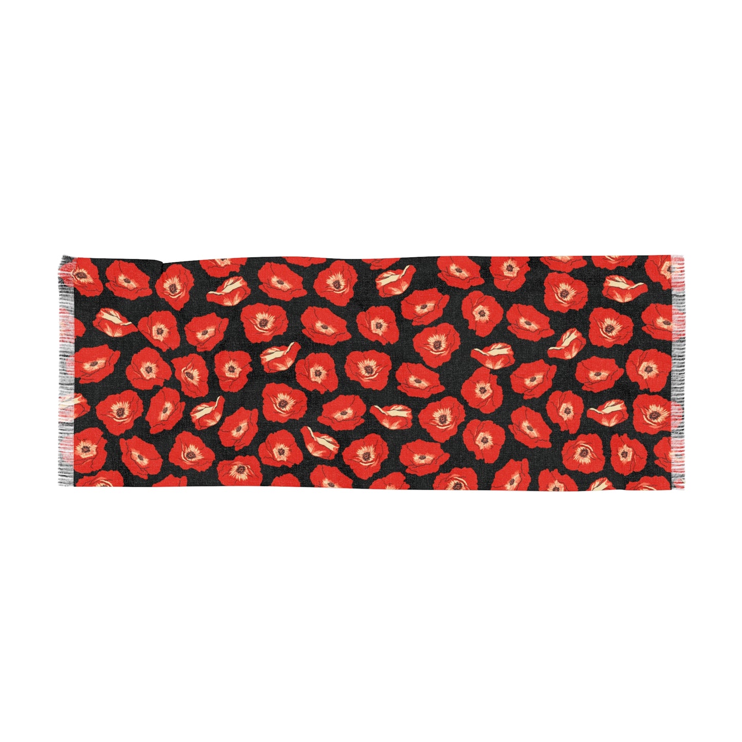 Poppy Bloom Lightweight Scarf